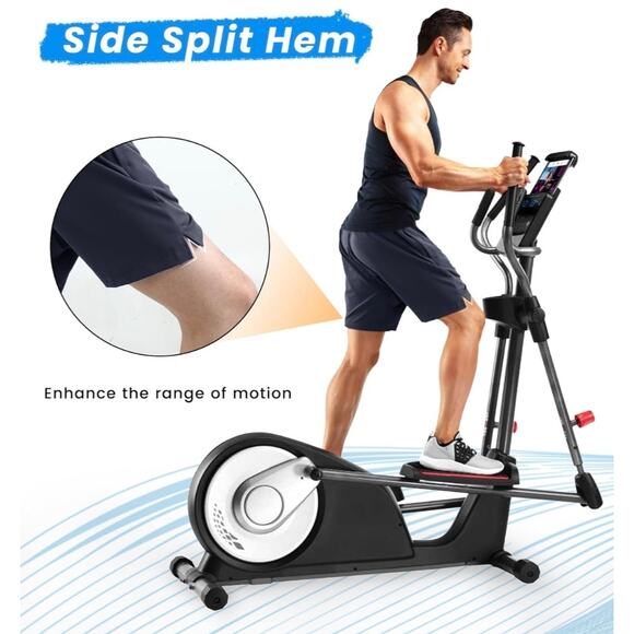 Nepest Men’s Running Athletic Shorts Zipper Pocket 5 in Inseam Linerless Dry Fit - Picture 4 of 8